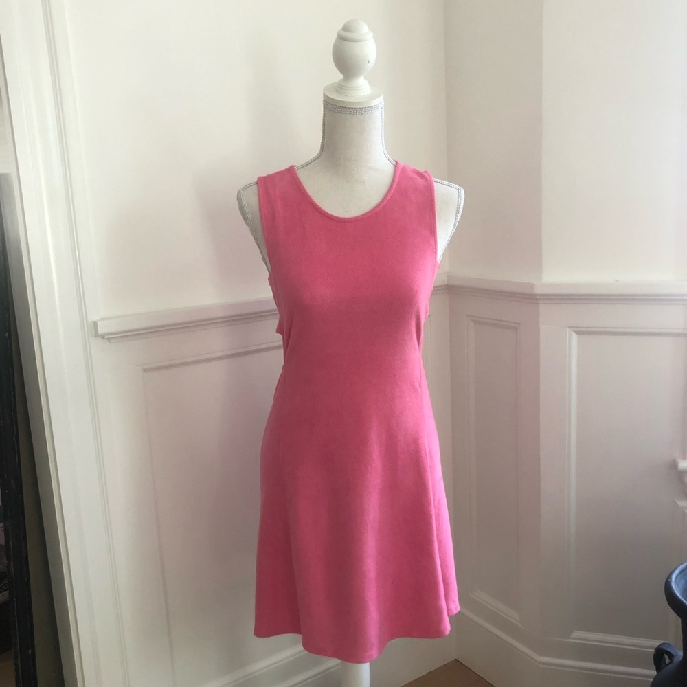 Pink Mini Dress With Side Cut Out